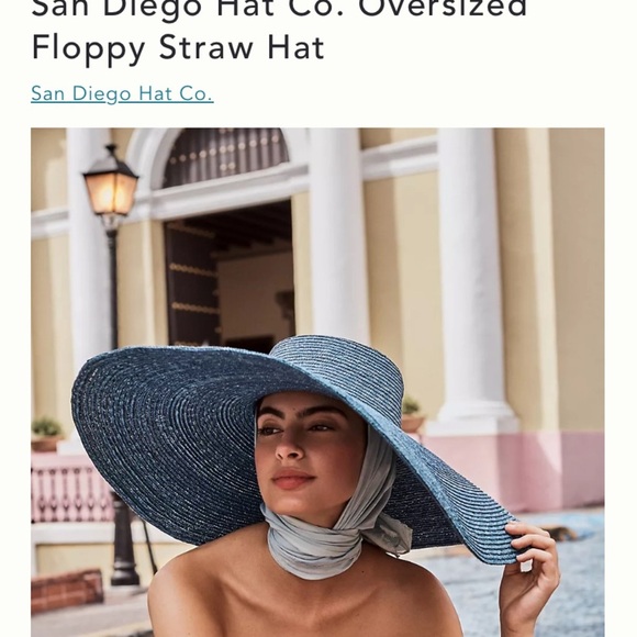 Anthropologie San Diego hat co oversized hat new without tags - Picture 2 of 8
